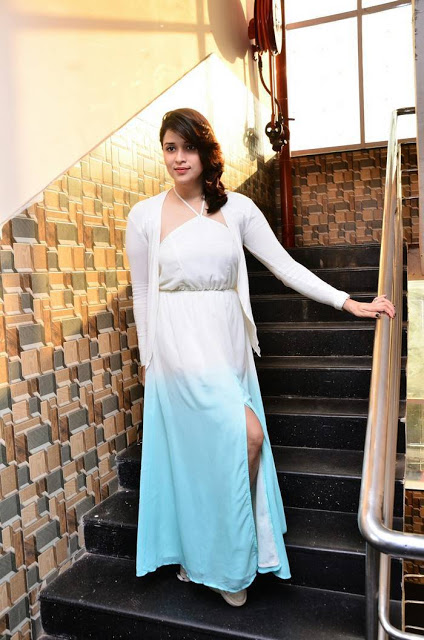 Hot Beauty Mannara Chopra Stills In White Dress 4